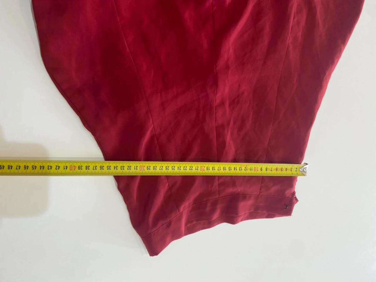 208 saia larga Rociera vermelho vinho – photo 4